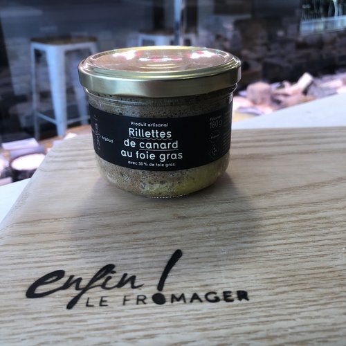 Rillettes de canard au foie gras - 100% canard